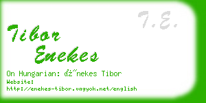 tibor enekes business card